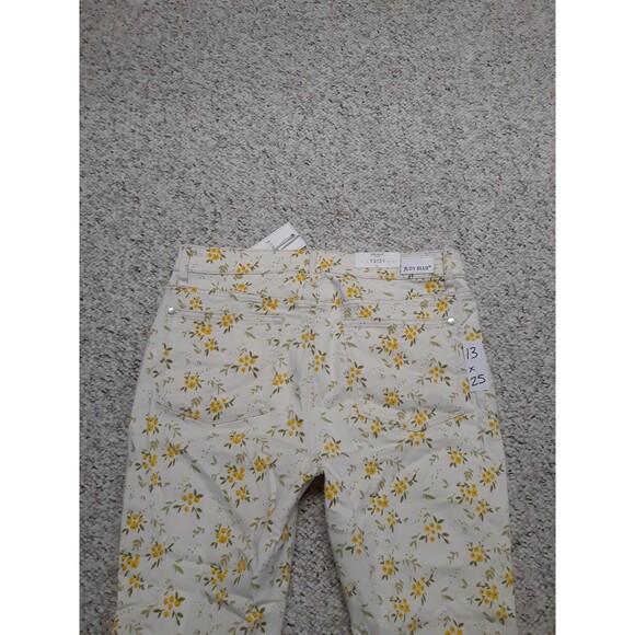 NWT Judy Blue Golden Meadow Floral Cottagecore Mid-Rise Skinny Fit 13/31 - Picture 5 of 9